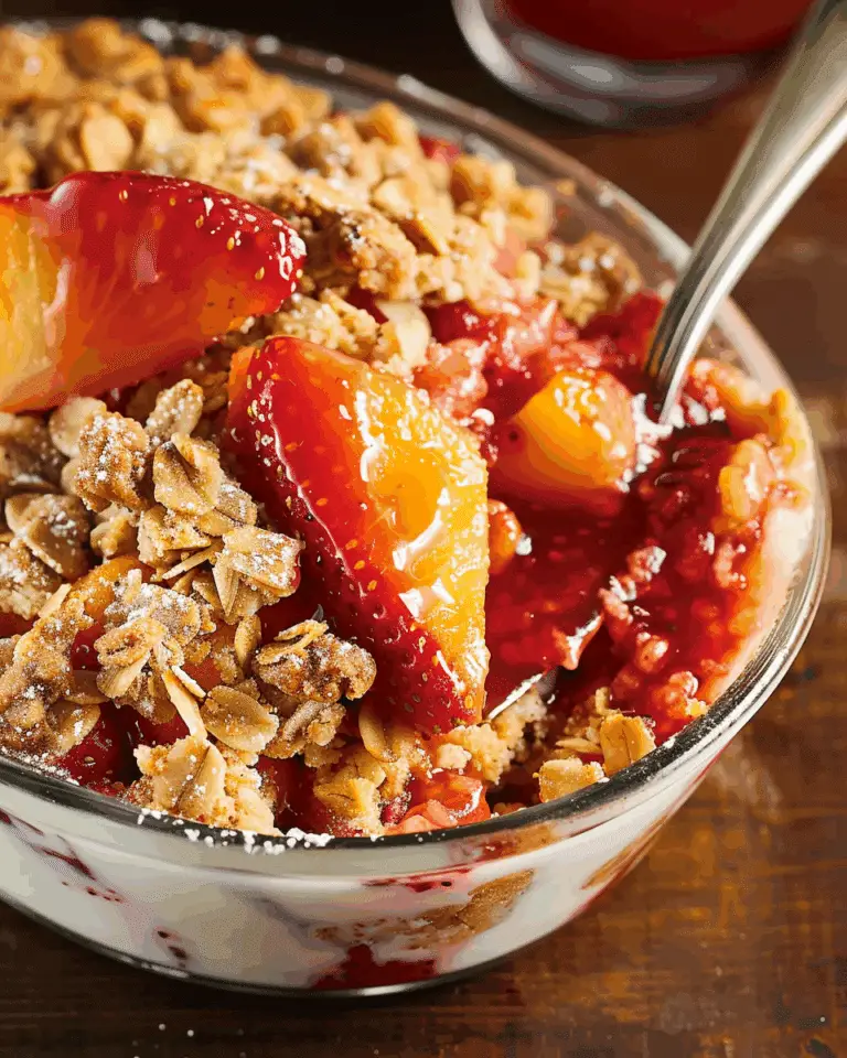Strawberry Peach Crisp