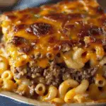 Mac and Cheese Meatloaf Casserole