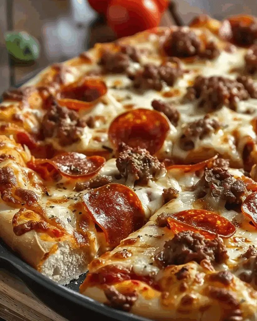 Meat Lovers Pizza Casserole