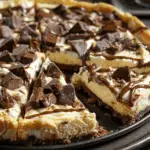 Deep Dish Cookie Dough Cheesecake Pizza