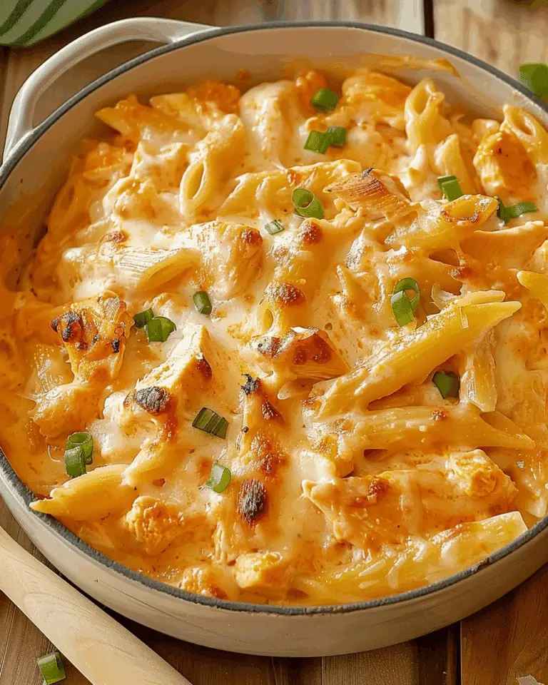 Buffalo Chicken Alfredo Pasta