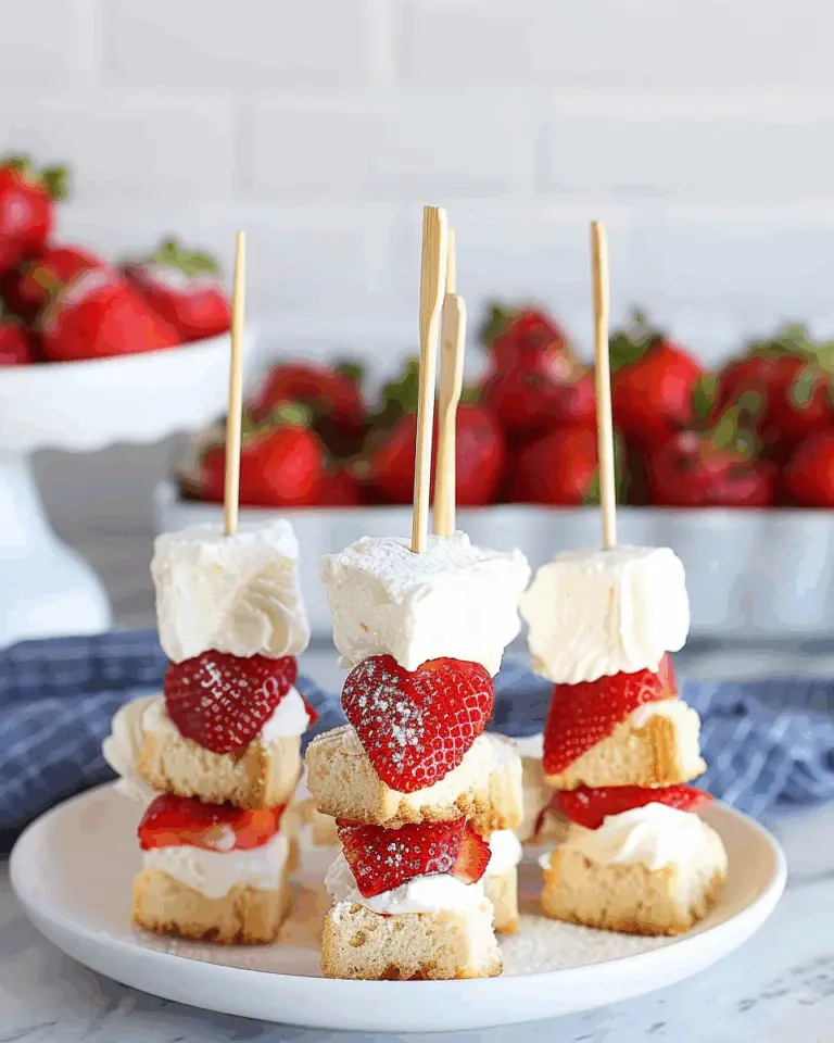 Strawberry Shortcake Kabobs