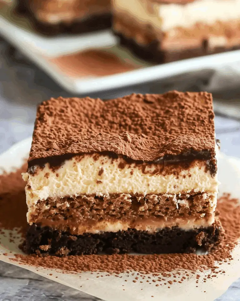 Tiramisu Brownies