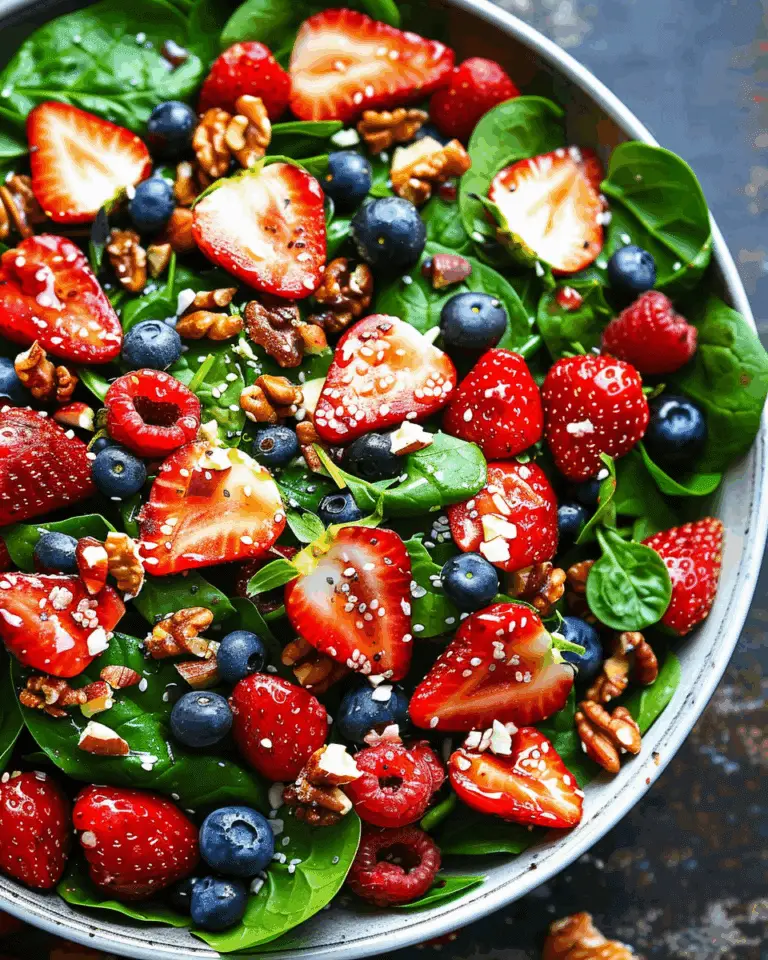 15-Minute Strawberry Spinach Salad