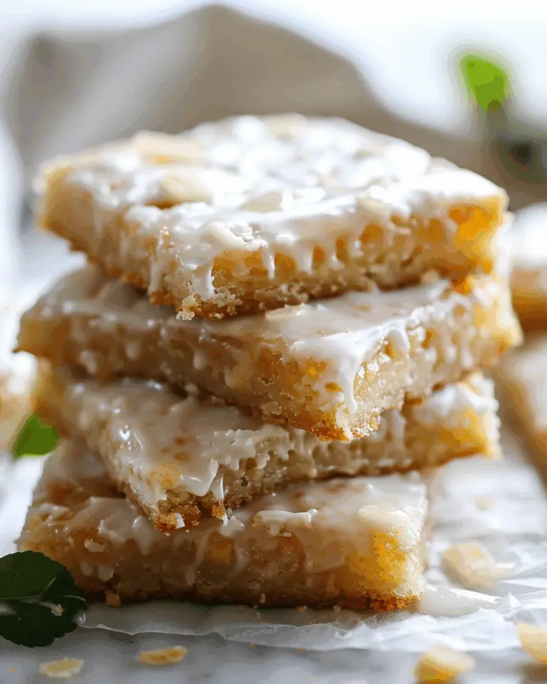 Irresistible Soft Baked Maple Donut Bars Recipe