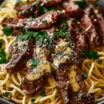 Garlic Butter Steak Lightning Noodles