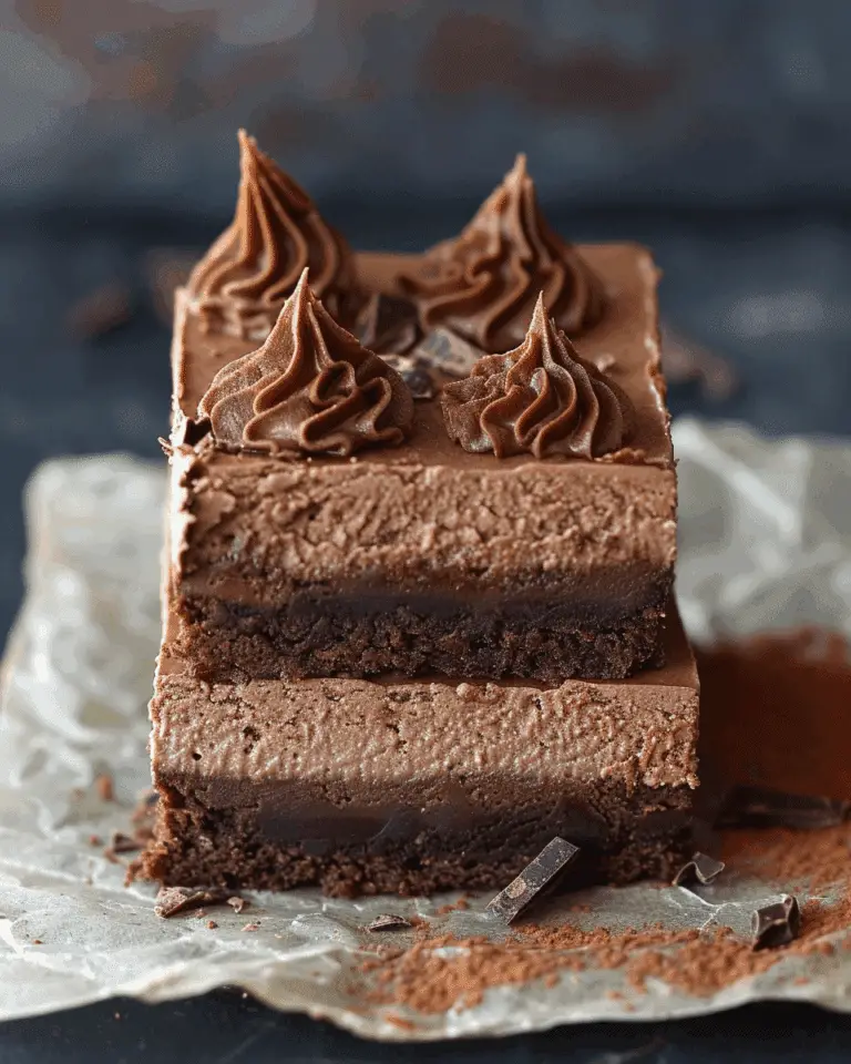 Chocolate Mousse Brownies: Creamy Layers With Decadent Flavor