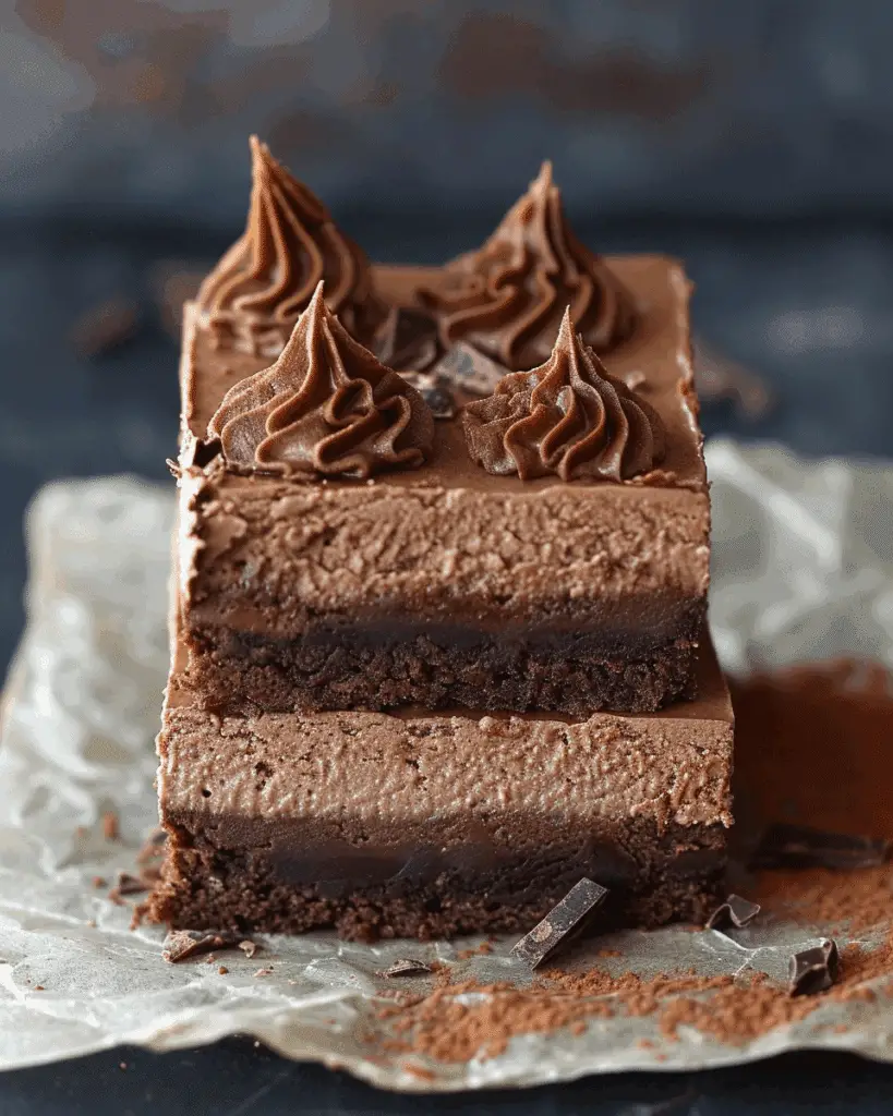 Chocolate Mousse Brownies: Creamy Layers With Decadent Flavor