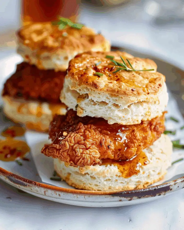 Hot Honey Chicken Biscuits