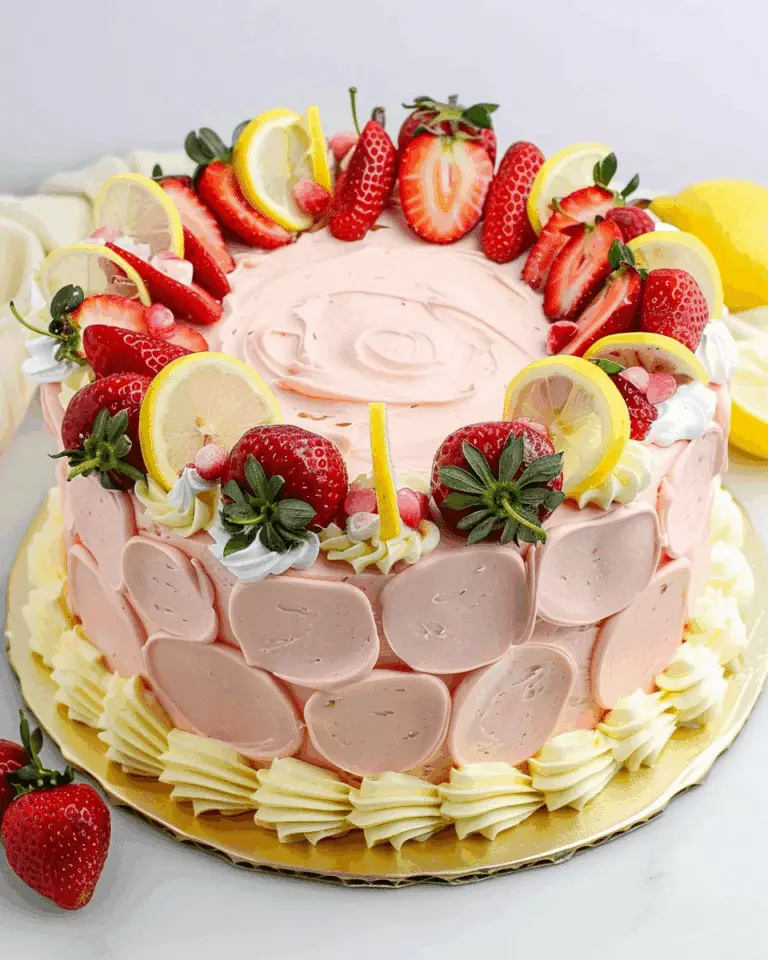 Strawberry Lemon Cake
