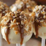Apple Caramel Cheesecake Pops