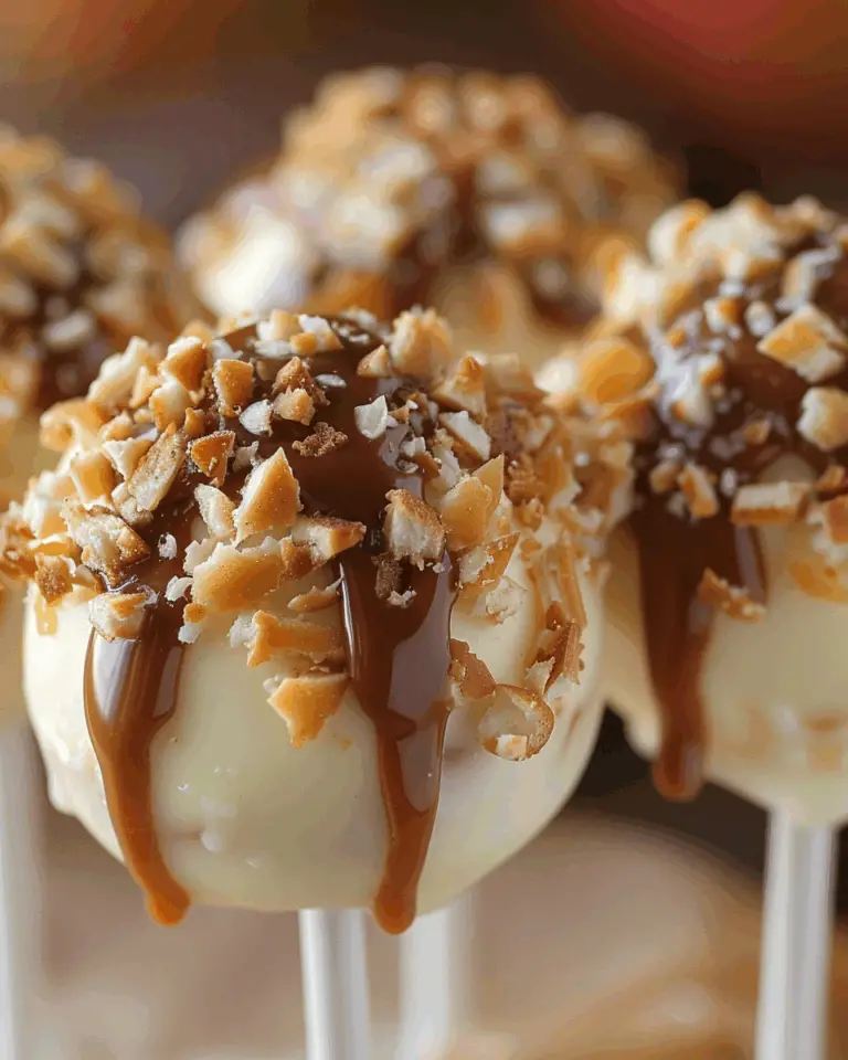 Apple Caramel Cheesecake Pops
