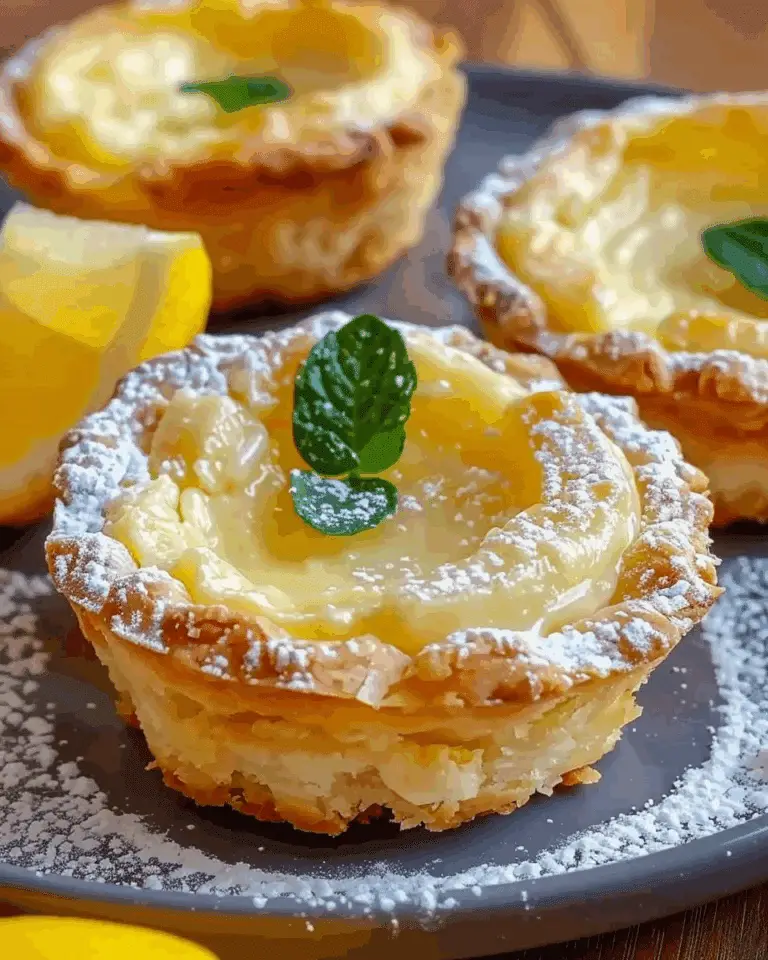 Baby Lemon Impossible Pies