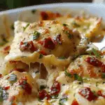 Creamy Sun-Dried Tomato Chicken Ravioli