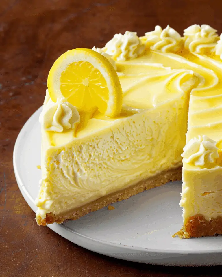 Lemon Cheesecake Recipe