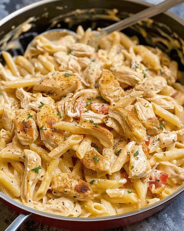 Homemade Creamy Cajun Chicken Pasta