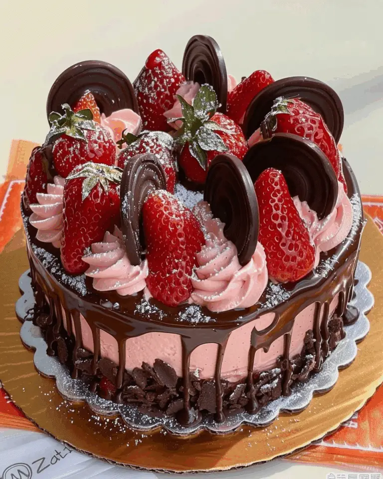 Strawberry Chocolate Cake