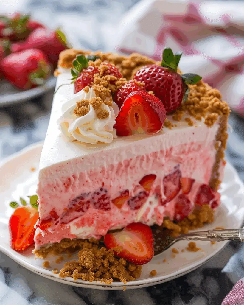 Strawberry Crunch Cheesecake