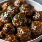 Slow-Cooker Salisbury Steak Meatballs
