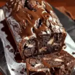 Hot Fudge Brownie Bread