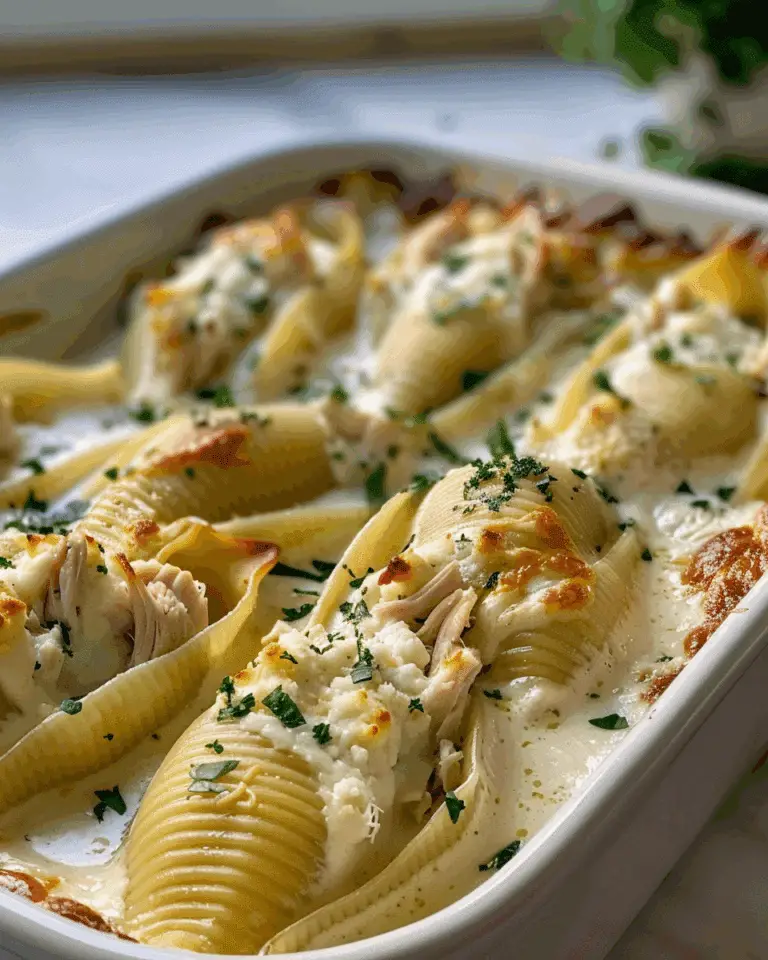 Million Dollar Chicken Alfredo Stuffed Shells Recipe