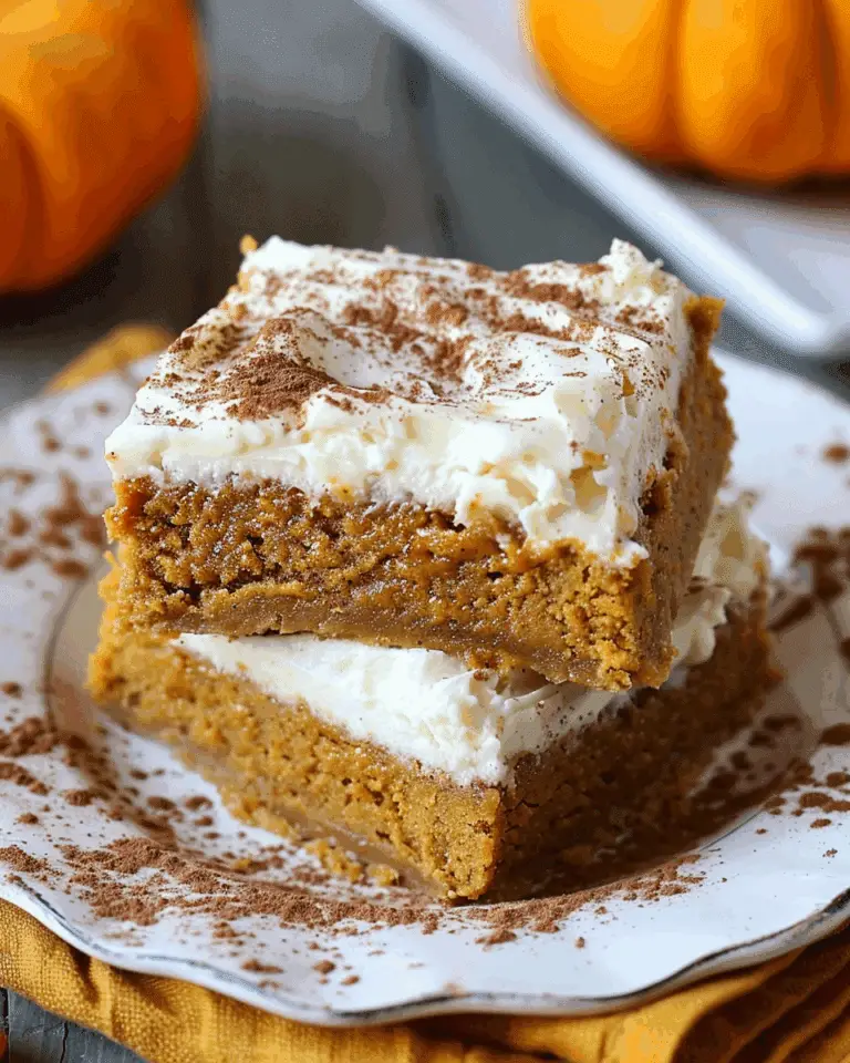 Old-Fashioned Pumpkin Bars with Cream Cheese Frosting