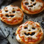 Mini Halloween Pizzas