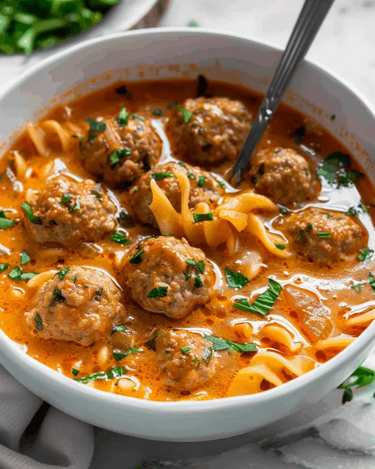 Creamy Italian Meatball Soup Recipe