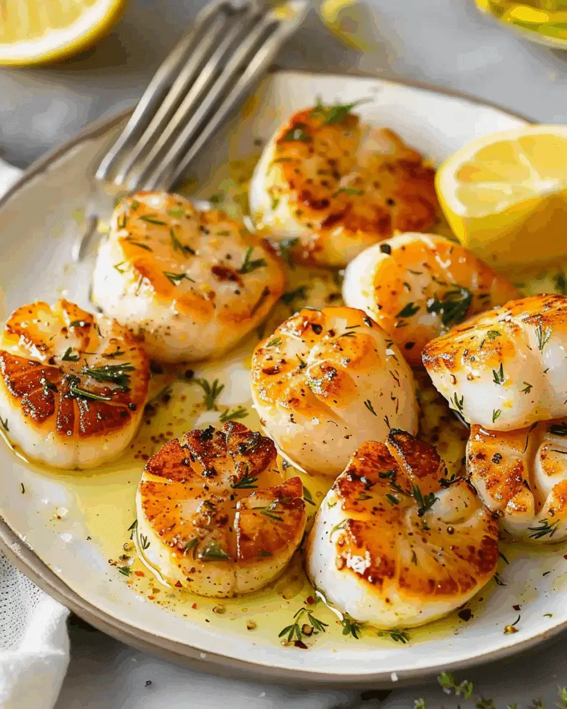 Lemon Butter Scallops