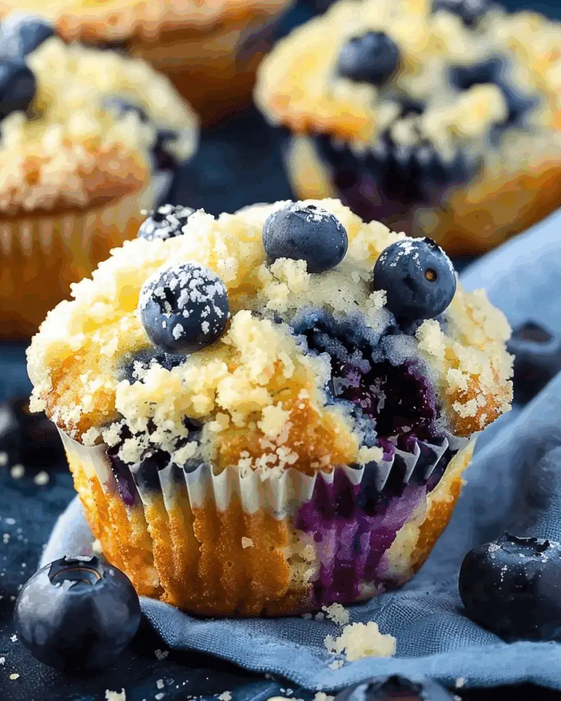 Blueberry Cream Cheese Muffins