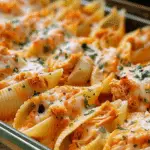 Creamy Buffalo Chicken Stuffed Shells