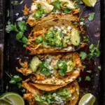 Crispy Poblano Chicken Tacos