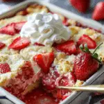 Best Strawberry Cheesecake Dump Cake