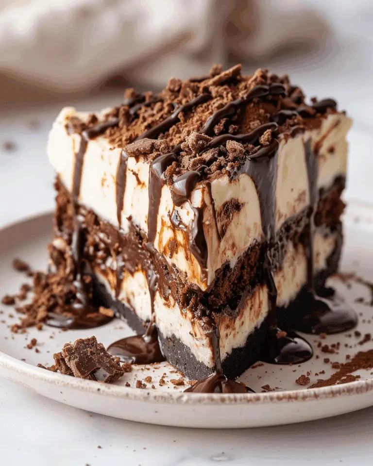 Brownie Sundae Cheesecake