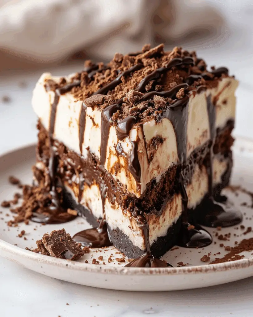 Brownie Sundae Cheesecake