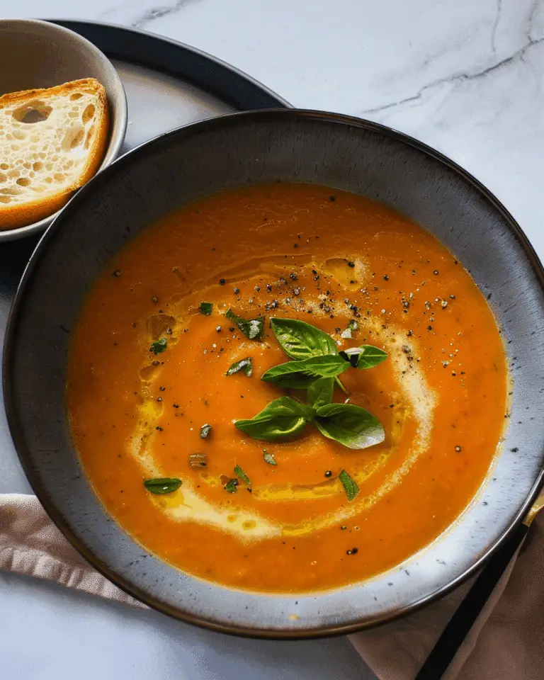 Creamy Roasted Veggie Soup