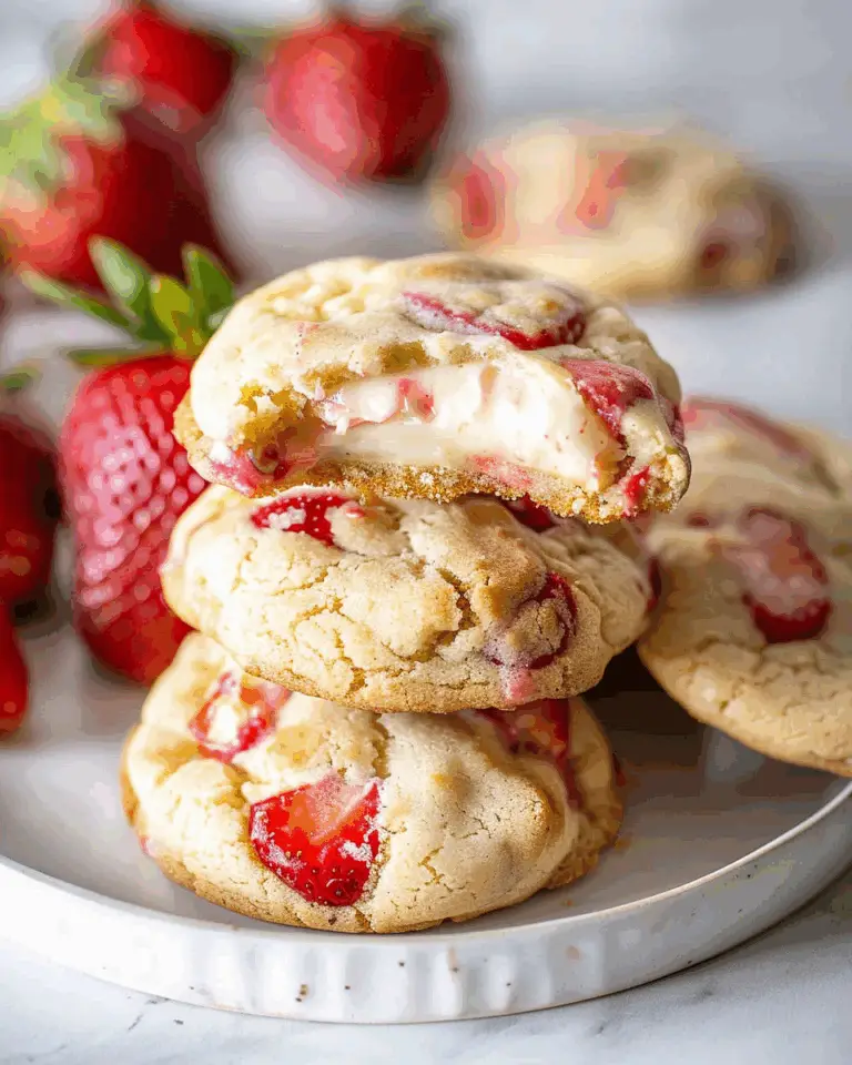 Strawberry Cheesecake Cookies