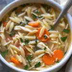 Lemon Chicken Orzo Soup