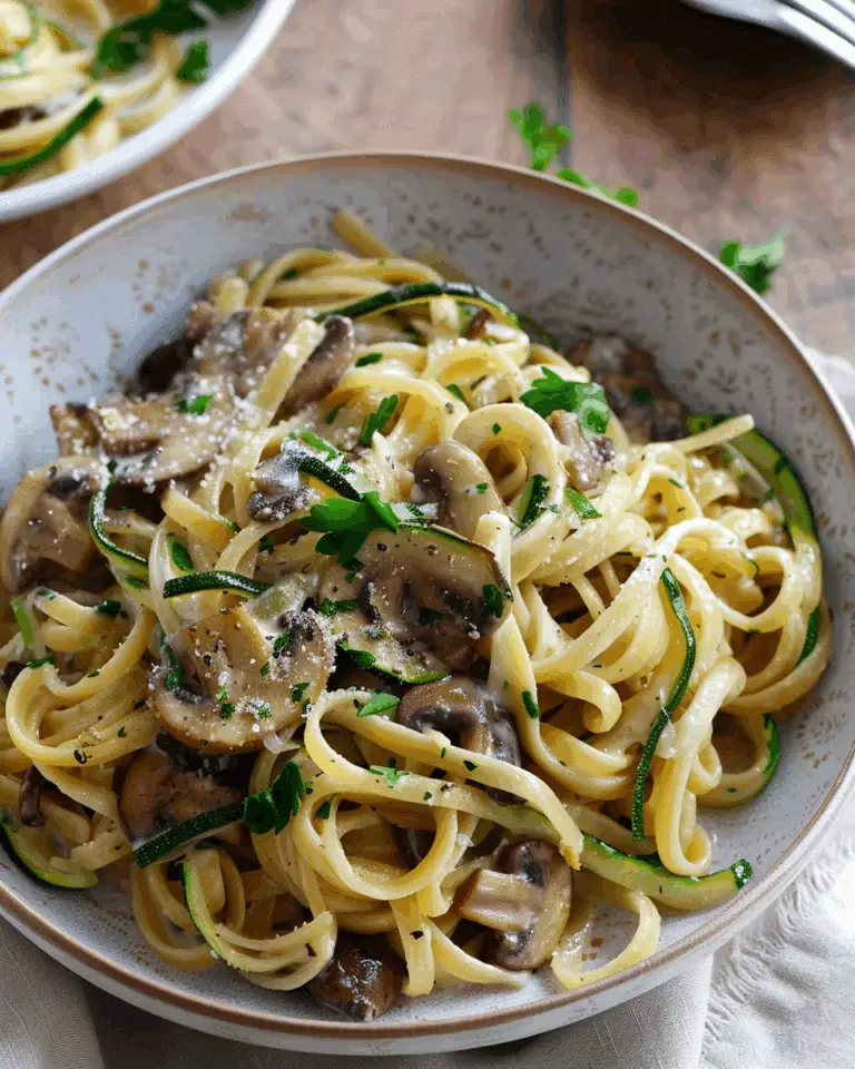 Zucchini Mushroom Pasta: A Simple and Satisfying Weeknight Dinner