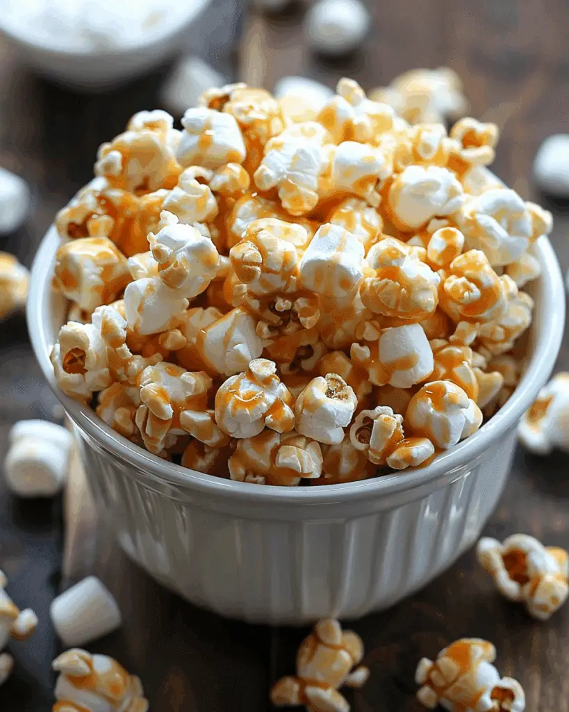 Marshmallow Caramel Corn