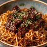 Sticky Beef Noodles