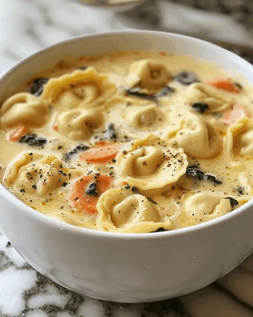Creamy Tortellini Soup