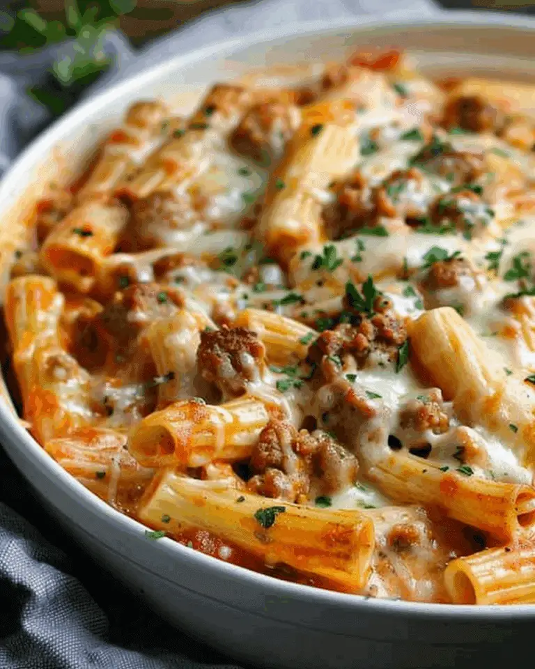 Creamy Italian Sausage Rigatoni