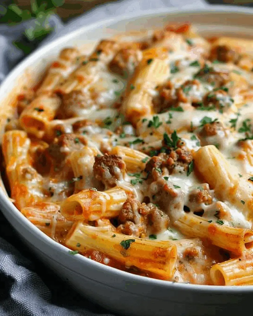Creamy Italian Sausage Rigatoni