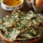 Mediterranean Spinach and Feta Crisps