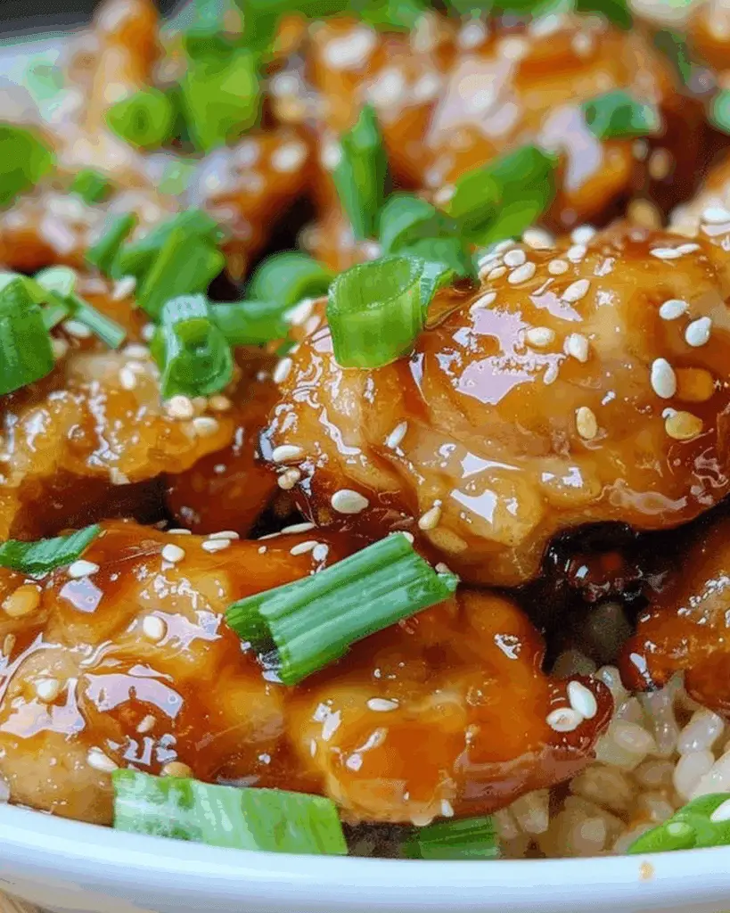 Crispy Chinese Honey Garlic Chicken