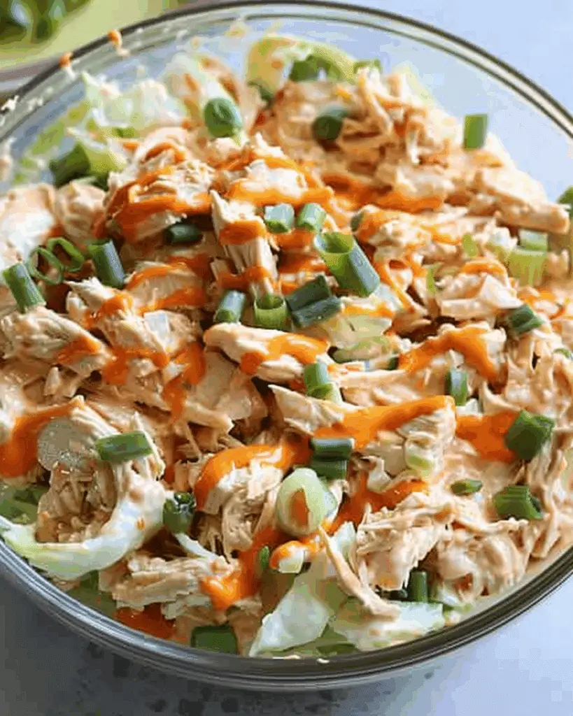Easy Buffalo Chicken Salad (High-Protein, Healthy)
