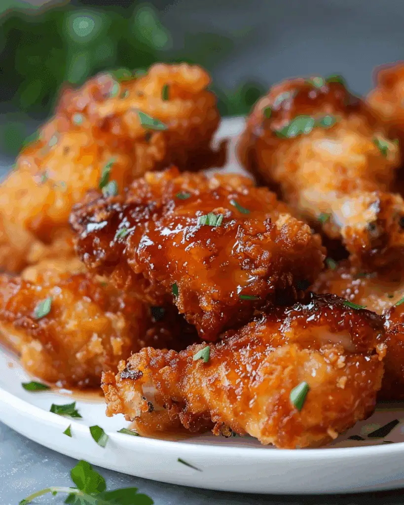 Baked Crunchy Hot Honey Chicken Recipe