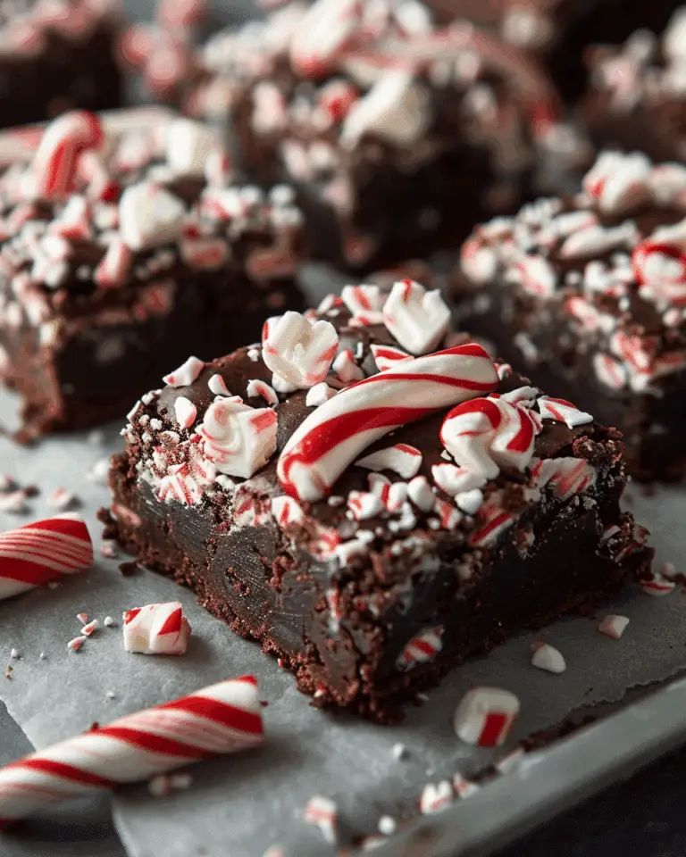 Candy Cane Brownies