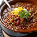 Tasty Crockpot Cowboy Chili